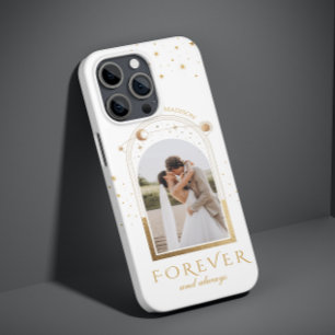 Coque Case-Mate iPhone Photo Mariage Magenta Céleste FOREVER AND ALWAYS