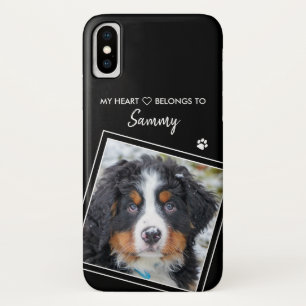 Case-Mate iPhone Case Photo moderne Black Pet Dog