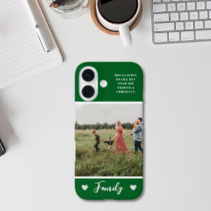 Coque Pour iPhone 16 Photo moderne couleur vert