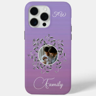 Coque Case-Mate iPhone Photo moderne Élégant Script Vines Feuille