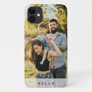 Case-Mate iPhone Case Photo moderne Nom Famille Simple Magnifique Mign