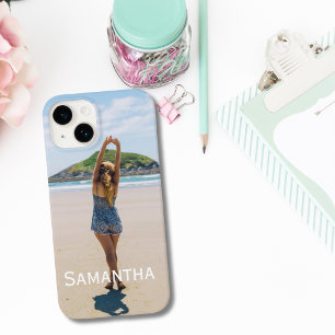 Coque Case-Mate iPhone Photo Monogramme Ajoutez votre photo Personnalisez