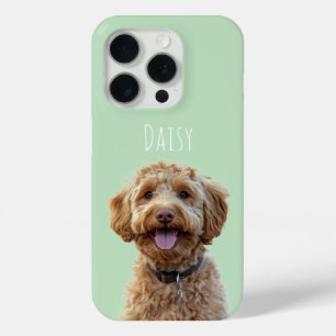 Coque Case-Mate iPhone Photo Pastel Green Dog personnalisée