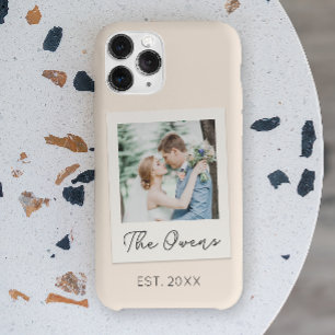 Coque Case-Mate iPhone Photo personnalisé Date de la photo Couple Nouvell