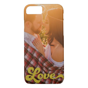 Case-Mate iPhone Case Photo personnalisée avec superposition Gold Love