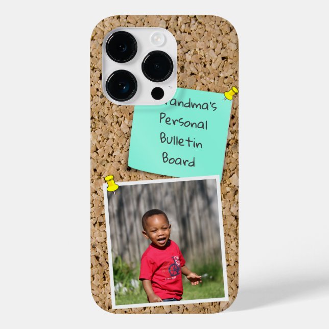 Coques Case-Mate iPhone Photo personnalisée du Modèle de notes Turquoises (Verso)