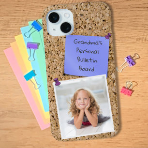 Coque Case-Mate iPhone Photo personnalisée du Modèle Pinned Purple Note