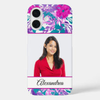 Photo personnalisée Fleurs florales tropicales per