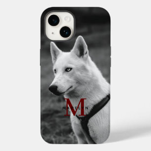 Coque Case-Mate iPhone Photo personnalisée Monogram Cute Dog Apple X 11 1