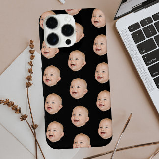 Coque iPhone 16 Pro Max Photo personnalisée Motif visage bébé personnalisé