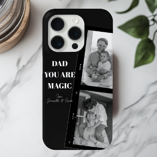 Coque Case-Mate iPhone Photo personnalisée 'Papa, tu es magique' Deux Pèr
