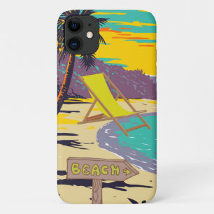 Case-Mate iPhone Case Photo personnalisée vintage coucher de soleil jaun
