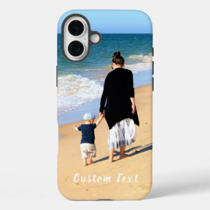 Coque Pour iPhone 16 Plus Photo personnalisée Votre famille Photos Maman