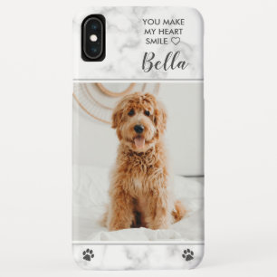 Case-Mate iPhone Case Photo pour animaux de compagnie en marbre moderne