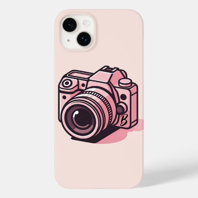 Coques Case-Mate iPhone Photo reflex rose tendance Personnalisée (Verso)