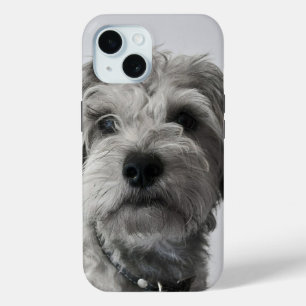 Coque Case-Mate iPhone Photo Schnauzer Portrait de chiot