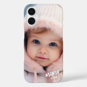 Coque Pour iPhone 16 Photo souvenir Mama Est Mom