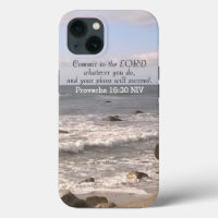 Photo Wavy Ocean Shore Proverbes Bible Verse Sea