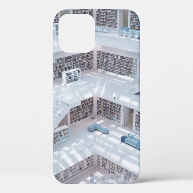 COQUES Case-Mate iPhone PHOTOGRAPHIE DE BIBLIOTHÈQUE DE HAUTE AUGMENTATION (Verso)