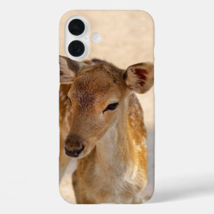 Coque Pour iPhone 16 Plus Photographie de cerfs fantaisistes en forêt