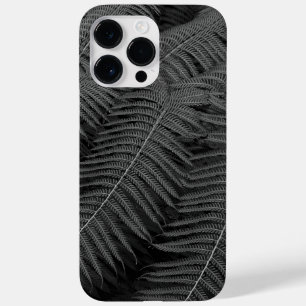 Coque Case-Mate iPhone Photographie de Fern Feuille en noir et blanc