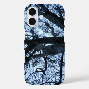 Coques iPhone 16 Photographie de la silhouette d'arbre
