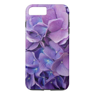 Coque Case-Mate Pour iPhone Photographie d'Hydrangée violette et bleue
