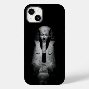 Coque Case-Mate iPhone Photographie du roi pharaon en noir et blanc