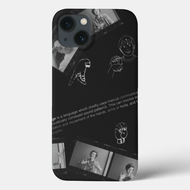 Coques Case-Mate iPhone Photographie en langage des signes (Verso)