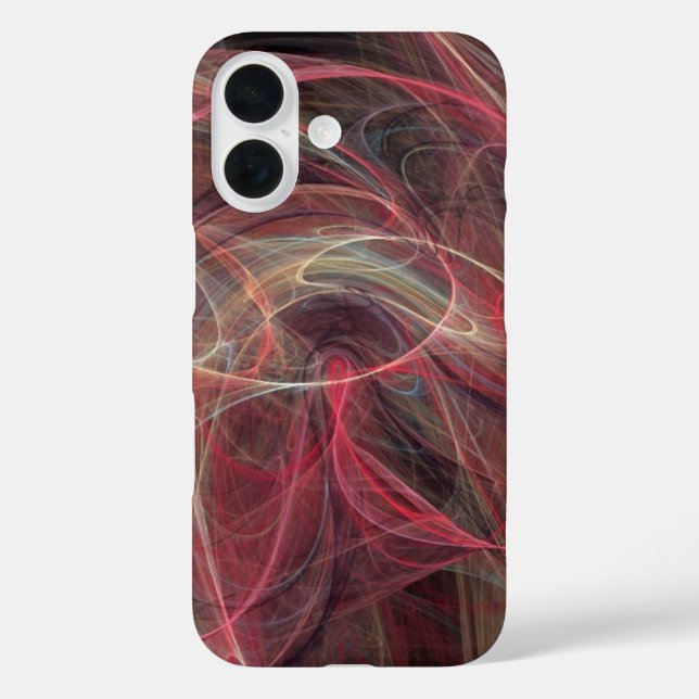 Coques Case-Mate iPhone PHOTON CRAZY Vagues Fractées gris pourpre (Verso)