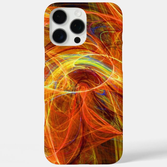 Coques Case-Mate iPhone PHOTON FROID Orange Jaune Abstrait (Verso)