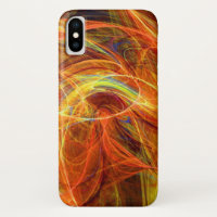 PHOTON FROID Orange Rose Jaune Fractale