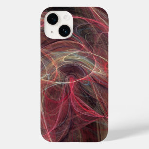 Coque Case-Mate iPhone PHOTON FROID rose gris fractal Vagues