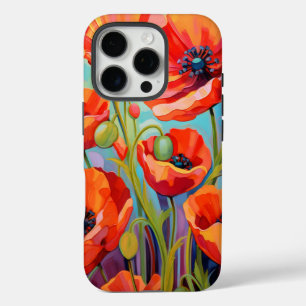 Coque iPhone 16 Pro Photos de couleur rouge