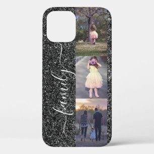 Case-Mate iPhone Case Photos de famille Photo Collage Modèle Argent Noir