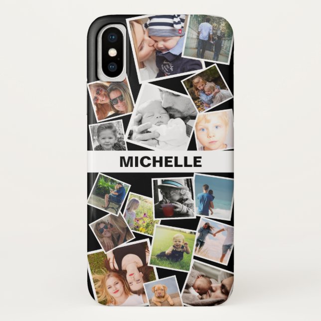 Coques Case-Mate iPhone Photos drôles & Nom | Couleur personnalisée (Dos)