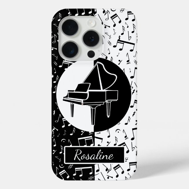 Coques Case-Mate iPhone Piano-amant personnalisé art (Verso)