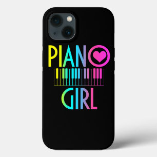 Case-Mate iPhone Case Piano Girl Funny Pianist notes musicales Keybo de 