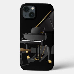 Etui iPhone Case-Mate Piano noir
