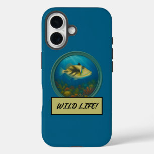 Coque Pour iPhone 16 Picasso Triggerfish Océan Bleu