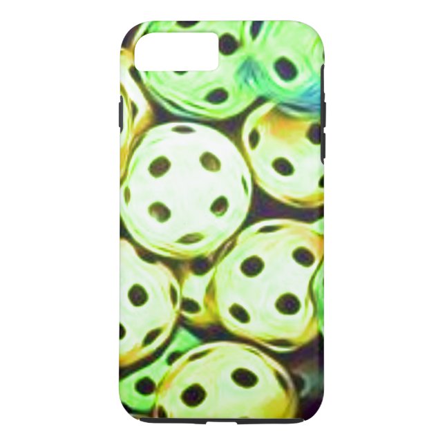 Coques Case-Mate iPhone Pickleball Dream Yellow and Green Balls (Dos)