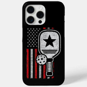 Coque Case-Mate iPhone Pickleball Player - American Flag Pickleball - Pic