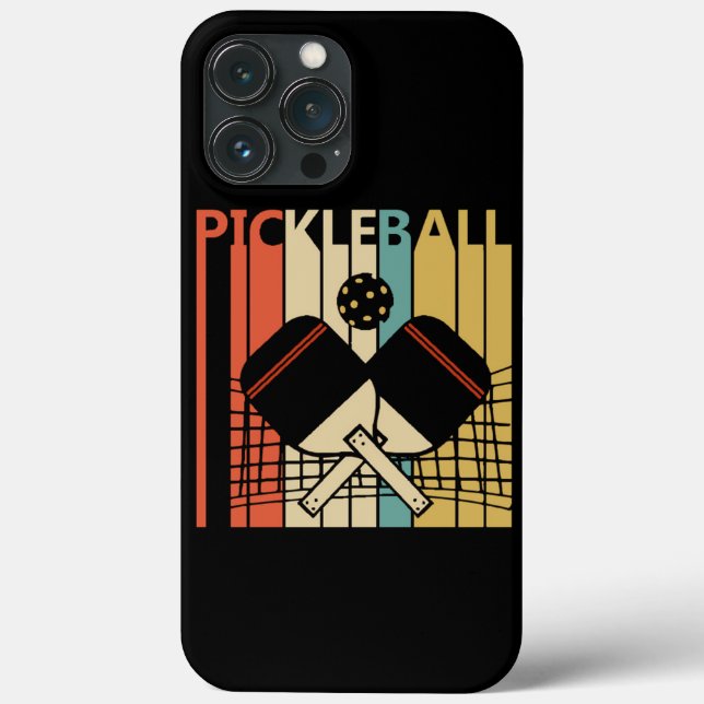 Coques Case-Mate iPhone Pickleball Rétro Vintage  (Verso)