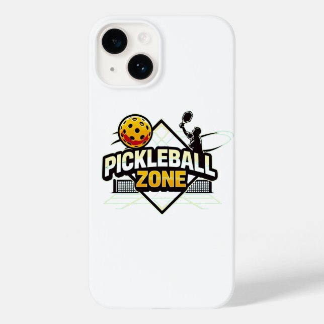 Coques Case-Mate iPhone Pickleball Zone - Parfait pour les joueurs passion (Verso)