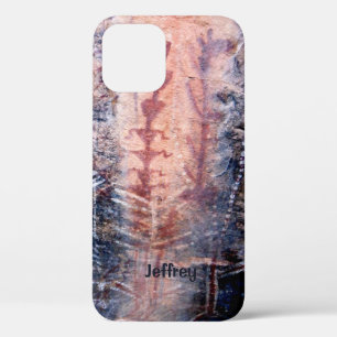 Coque Case-Mate iPhone Pictogrammes Anciens Petroglyphes Sud-Ouest, Nom,