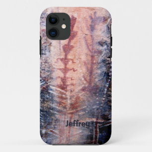 Coques Pour iPhone Pictographes anciens, Petroglyphes Sud-Ouest, Nom,