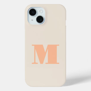 Coque Case-Mate iPhone Pièce de monogramme initiale moderne