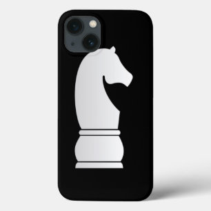 iPhone 13 Case Pièce d'échecs de chevalier blanc
