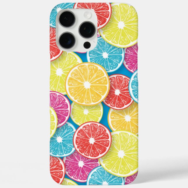 Coques Case-Mate iPhone Pièces de fruits d'agrumes (Verso)