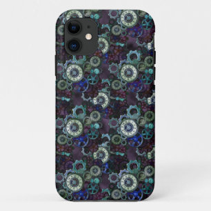 Coques Pour iPhone pièces de montre steampunk - imprimé violet par Le